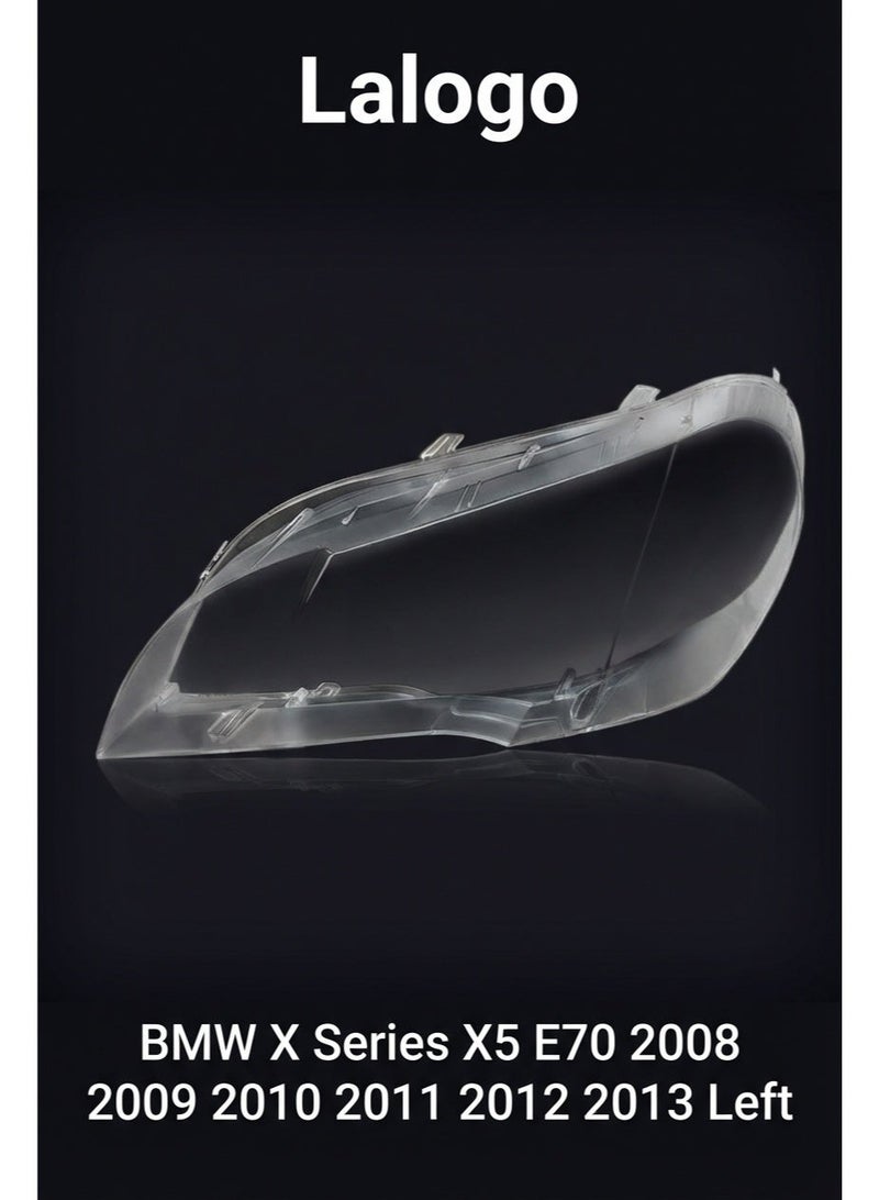 Headlight Lens Cover for BMW X Series X5 E70 2008 2009 2010 2011 2012 2013 Left-10301001L